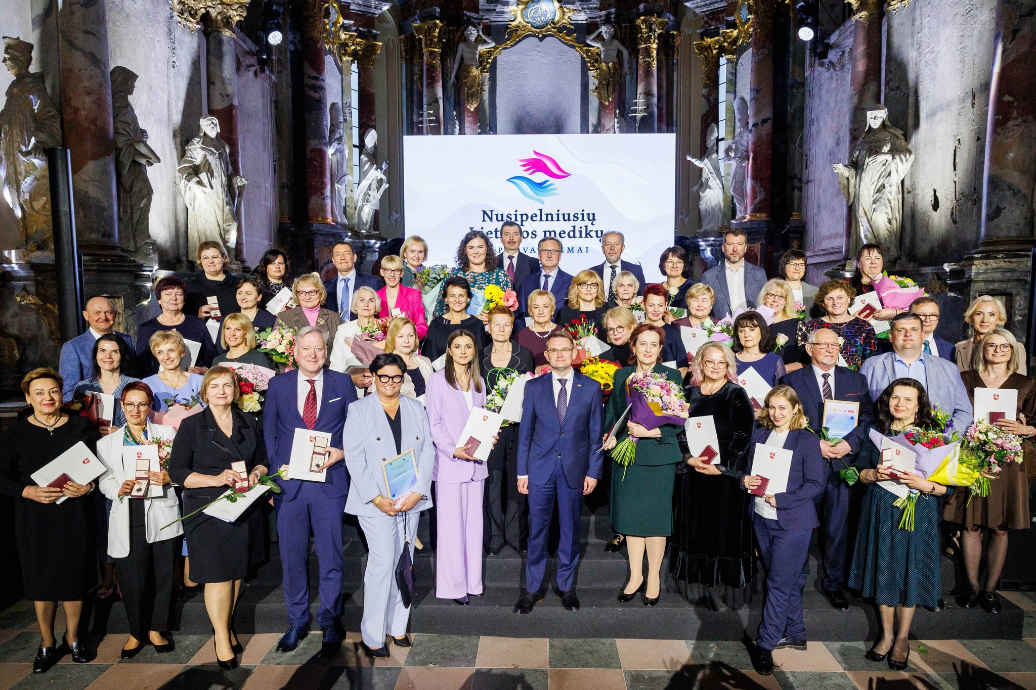 Apdovanojimų laureatai kartu