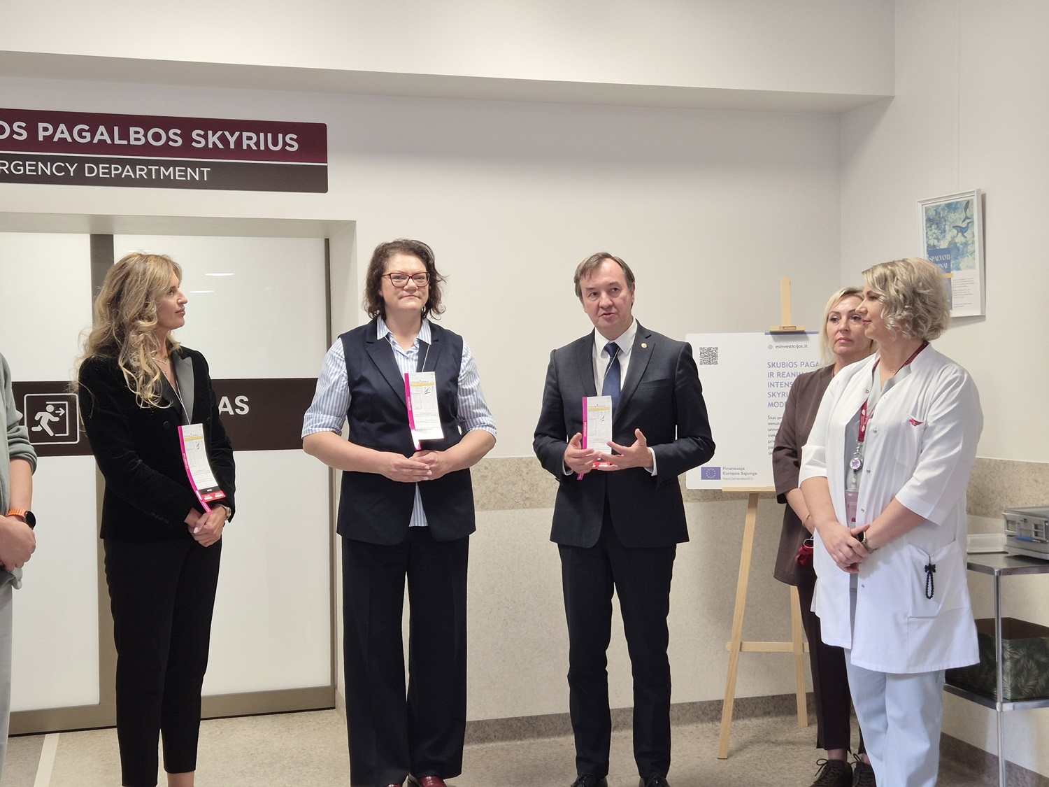 skubiosios pagalbos skyriaus atidarymas