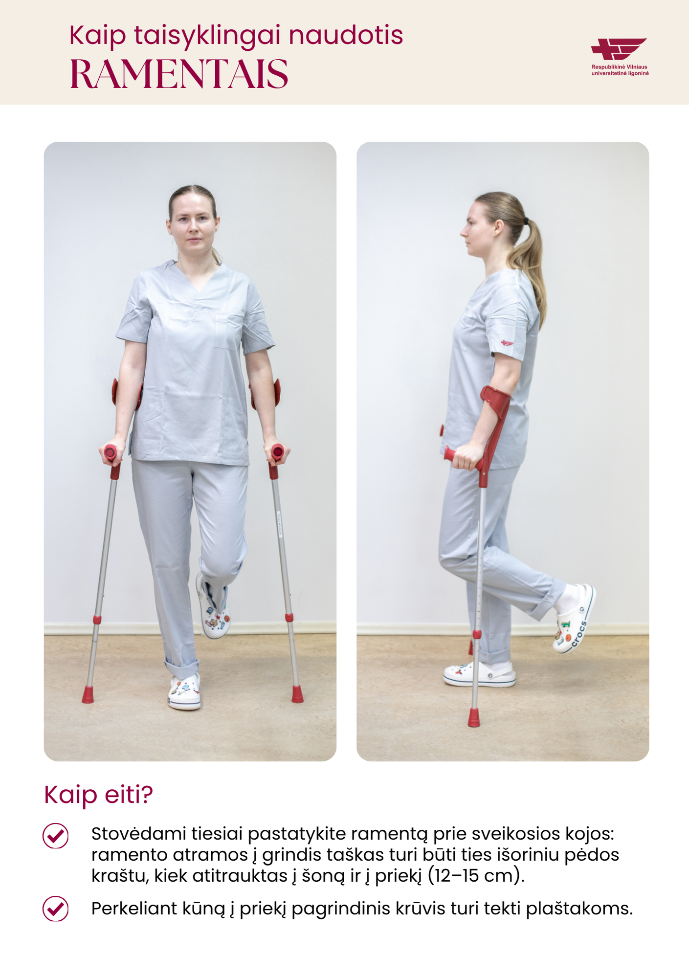 kaip naudotis ramentais A5 1