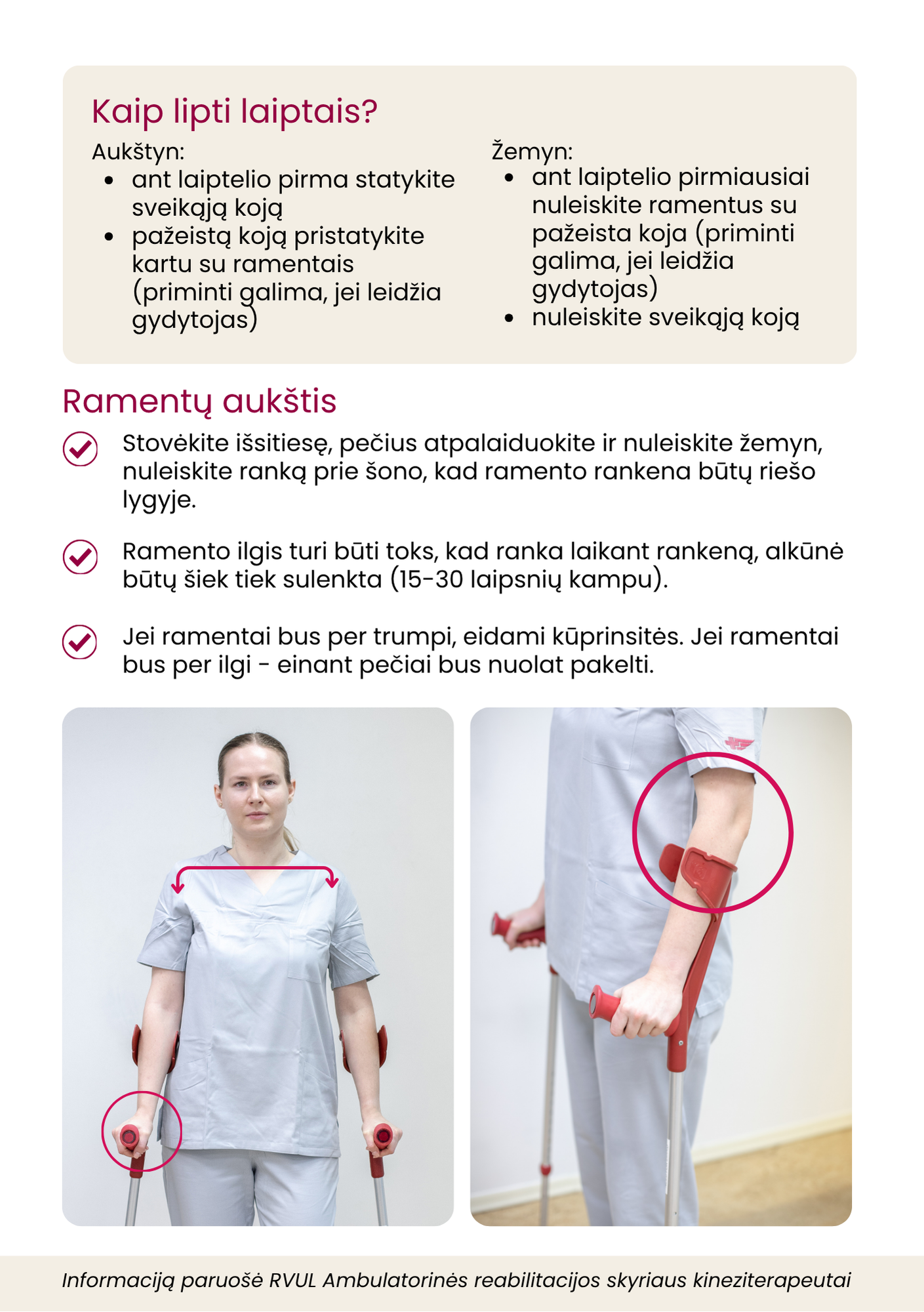 kaip naudotis ramentais A5 2